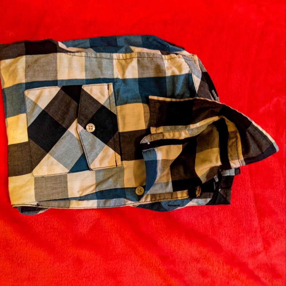 Mick Mack Boys Large Dress Shirt